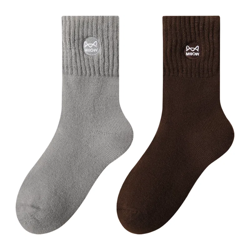 Детские носки с принтом, комплект из 2 пар, Crew Socks Unisex Combo Set, MIIOW