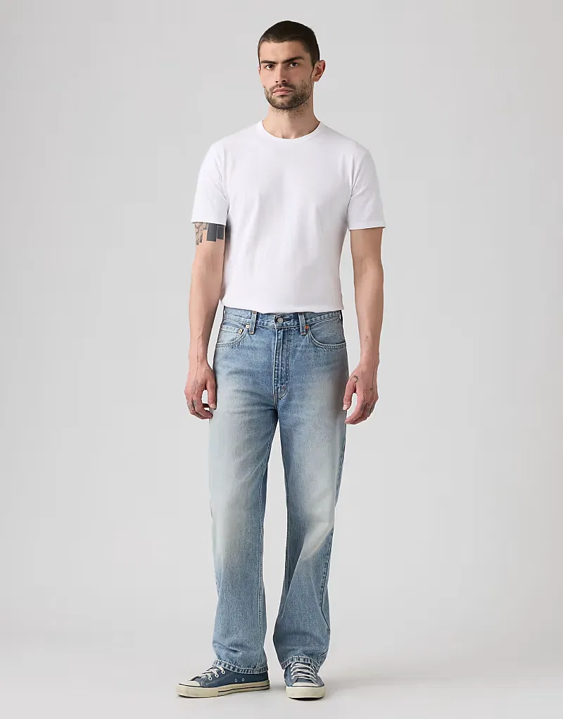 Джинсы Levi's 565 свободного прямого кроя, светло-голубые — фото 2