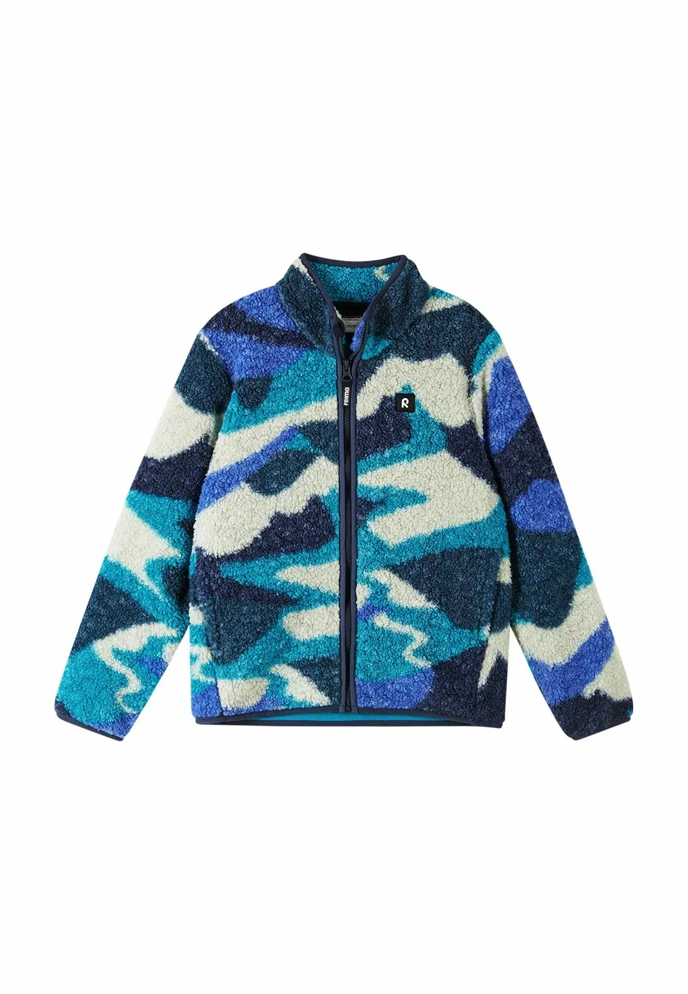 Флисовый свитер, унисекс - флисовая куртка Reima, Sparkly Blue — фото 2