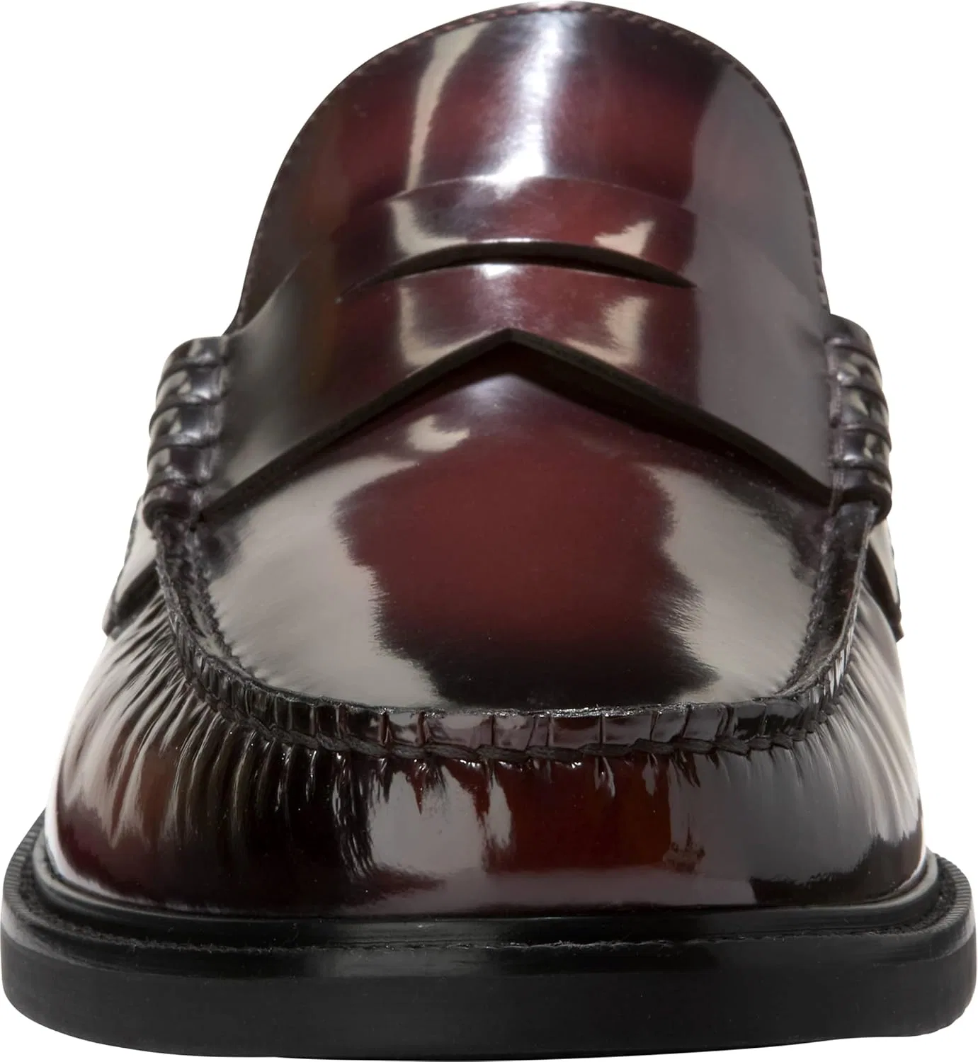 Мужские лоферы Cole Haan Pinch Prep Penny Loafer производства Германии, Burgundy Box Brush Off Black — фото 2