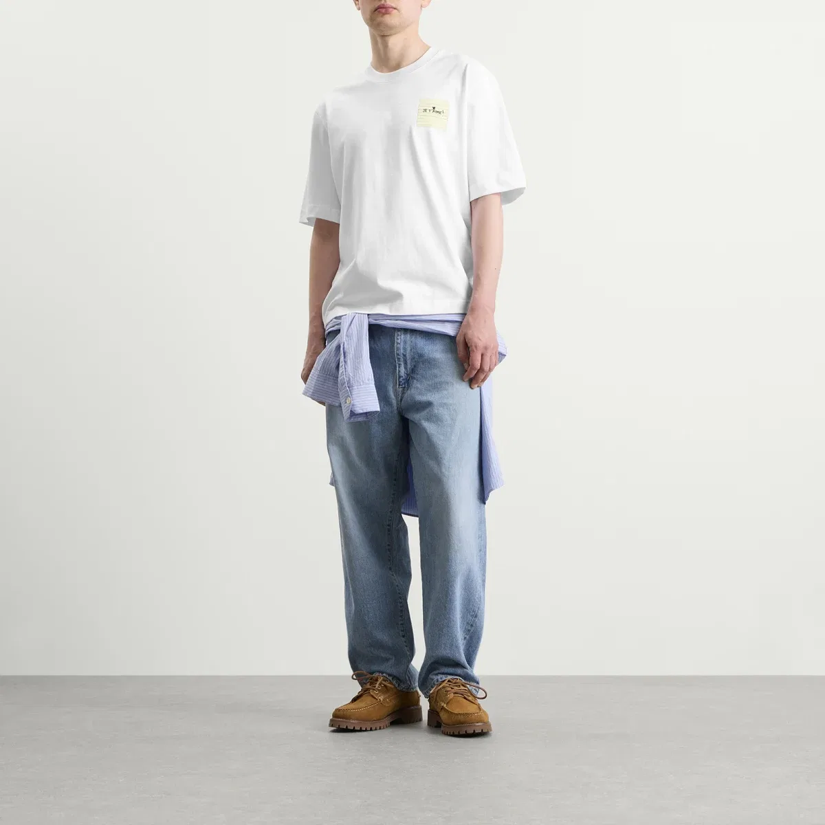 Футболка с принтом Post it je t'aime t-shirt Ami Paris, Blanc — фото 4