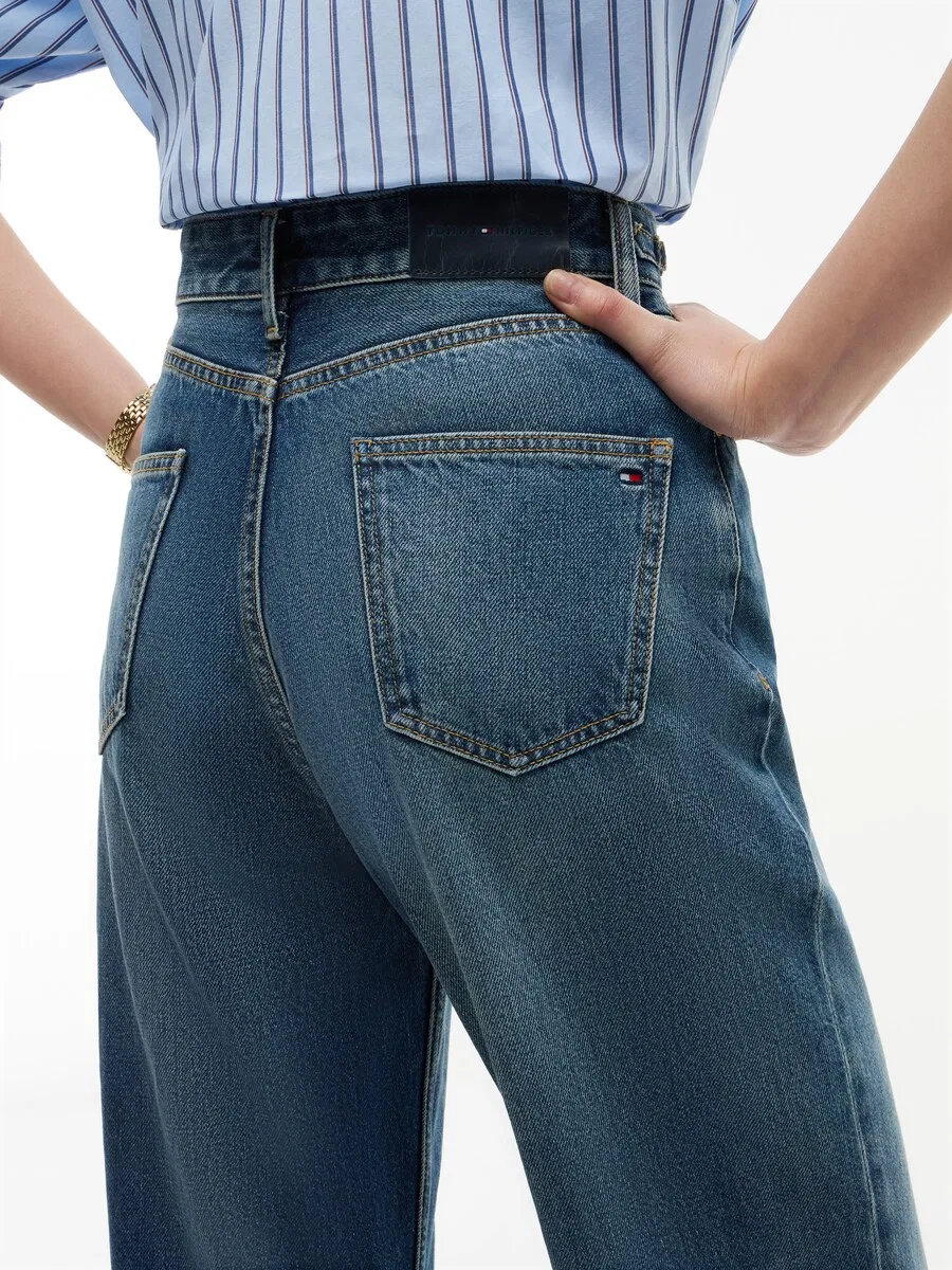 Джинсы TOMMY HILFIGER Regular Jeans 'JACKIE' синего цвета — фото 4