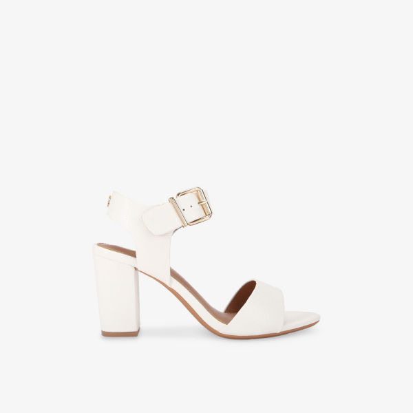 Сандалии на каблуке Kg Kurt Geiger Sutton из искусственной кожи, белый