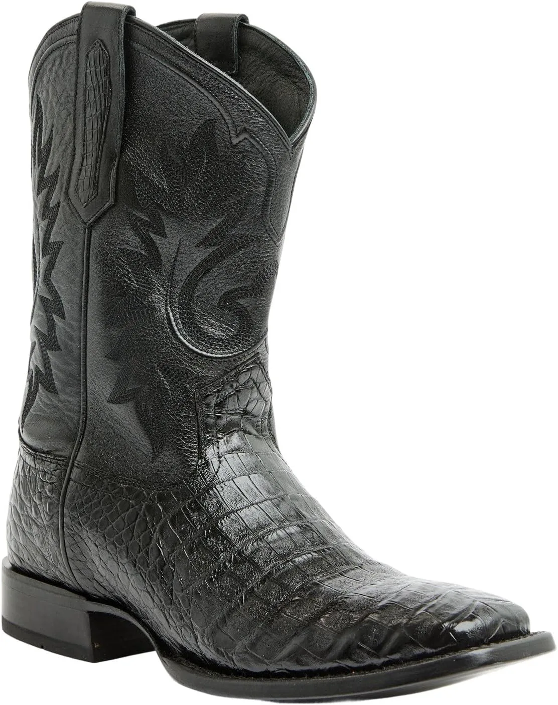 Мужские ковбойские сапоги Cody James Black 1978 года «The Hayward Exotic Caiman Belly Western Boot - Bbxfa25l3», черный
