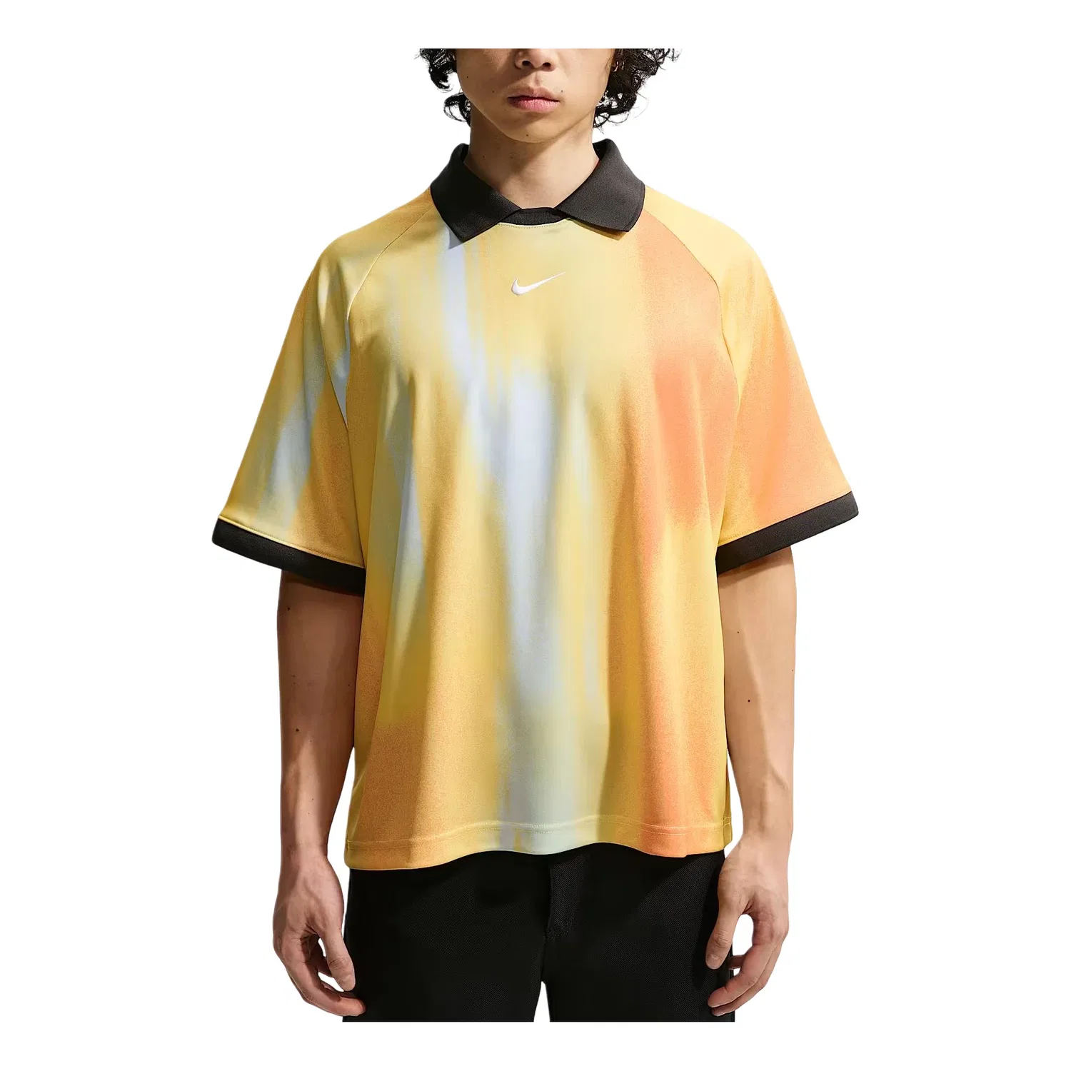 Мужская джерси Nike SB Sunset Dri-FIT Jacquard Skate Jersey, золотистый