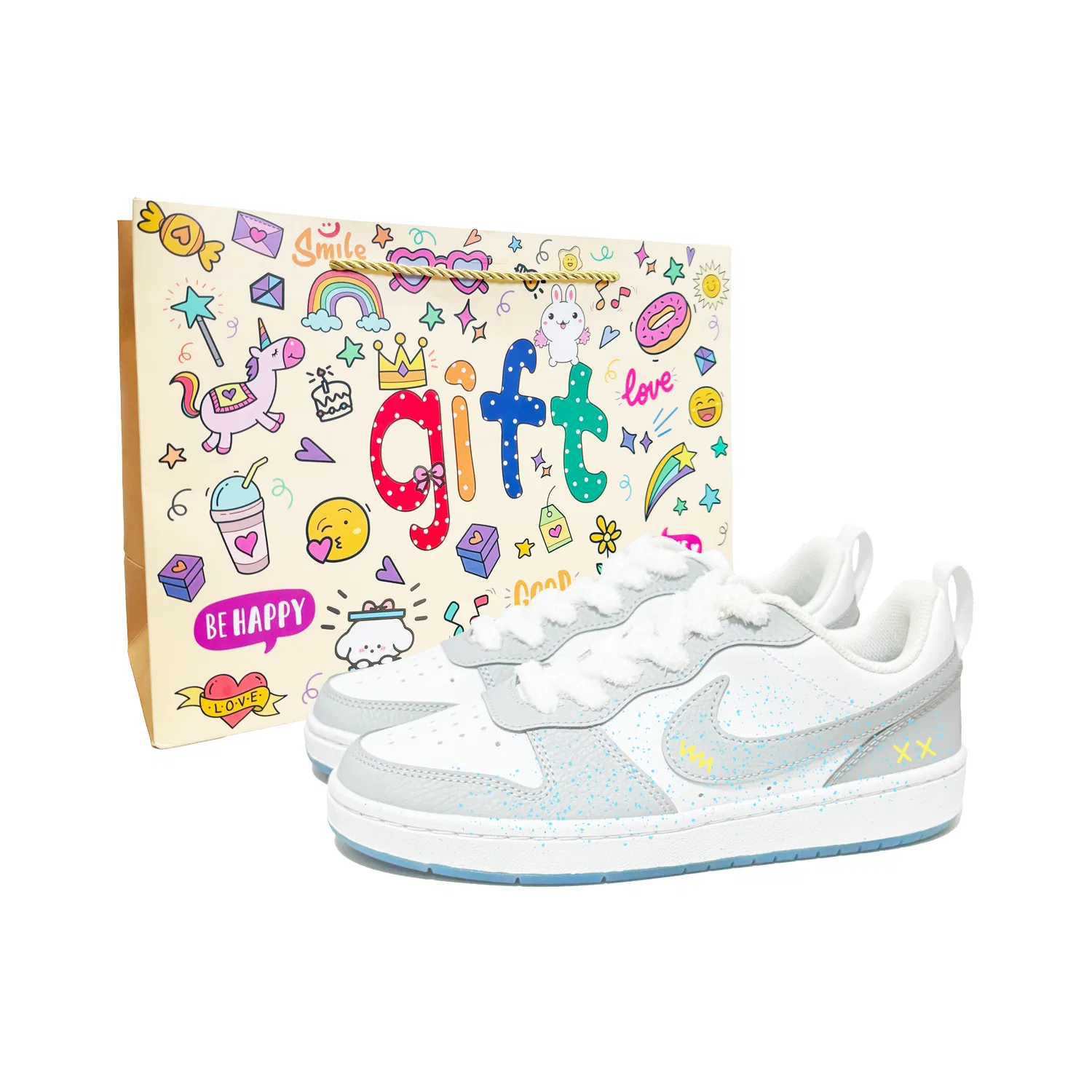 Детские кроссовки для скейтбординга Court Borough, Nike, Gray