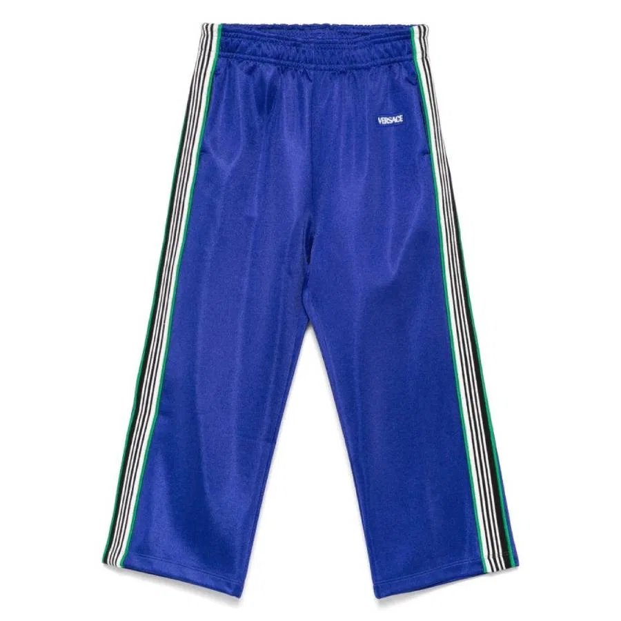 Спортивные штаны с вышитым логотипом Young Versace, Blue Royal+Verde+Nero+Bianco