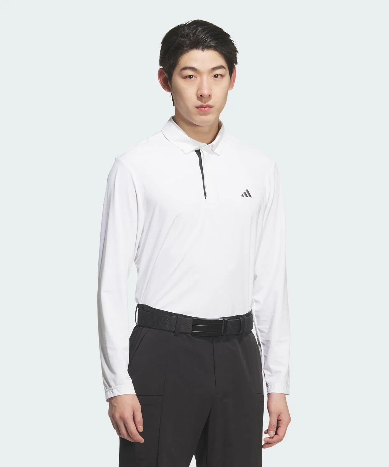 Мужская длиннорукавная поло Adidas Golf Ultimate365 Tour, Белый