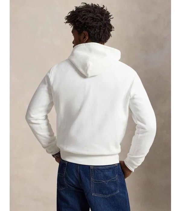 Мужское худи с капюшоном Polo Ralph Lauren, белый — фото 3