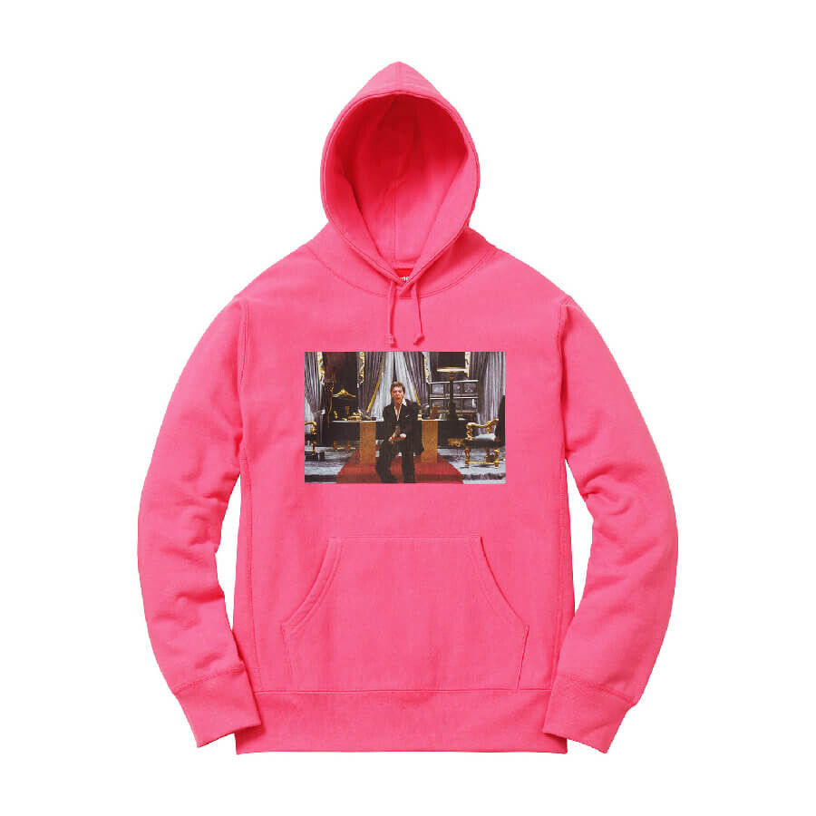 

Худи Supreme Scarface Friend Sweatshirt, розовый