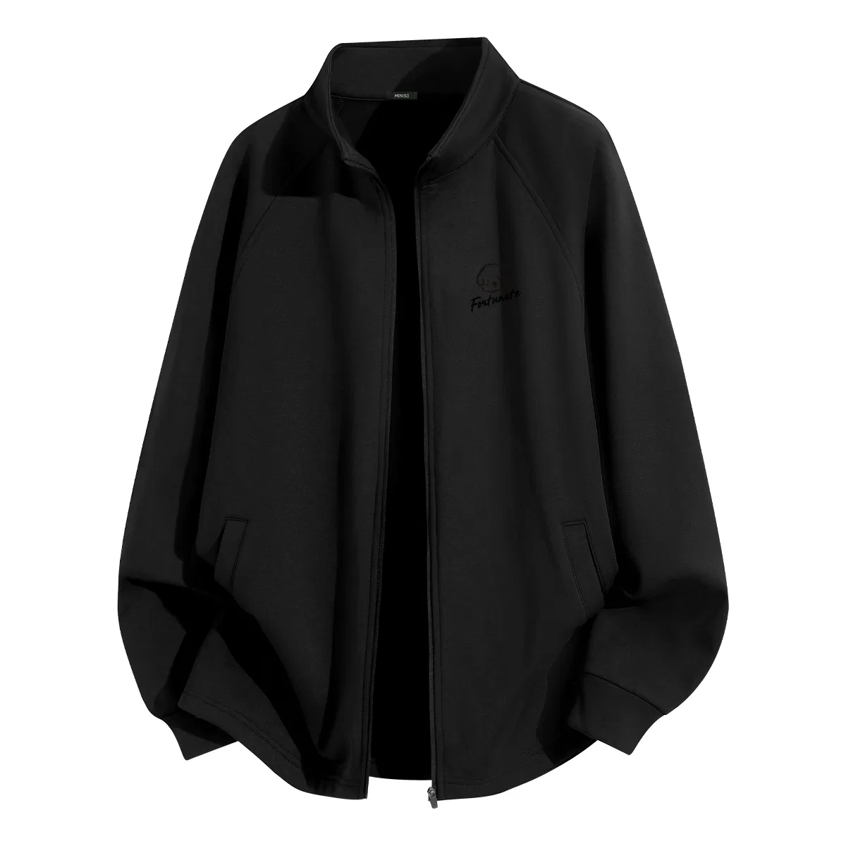 Детская куртка-пилот с воротником-стойкой Dai Dai Ai Dog Chest Badge MINISO, Army Green — фото 4