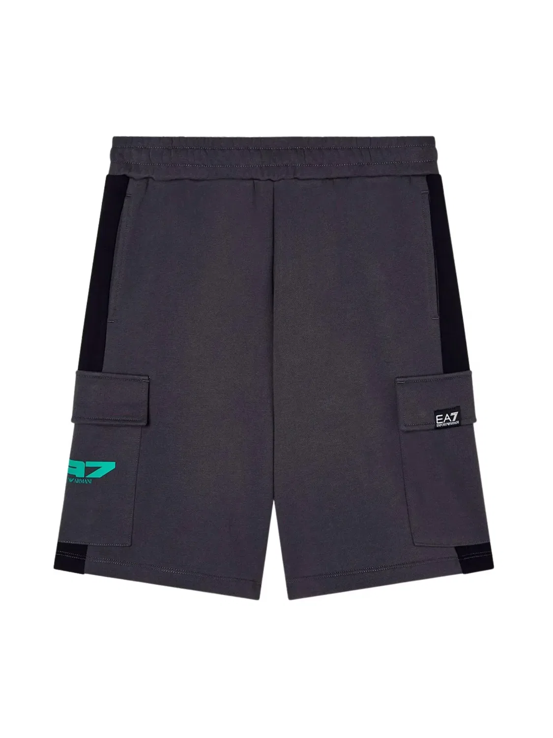 Шорты EA7 Emporio Armani Regular Pants EA7 EMPORIO Armani kids BERMUDA FELPA BERMUDA серого цвета