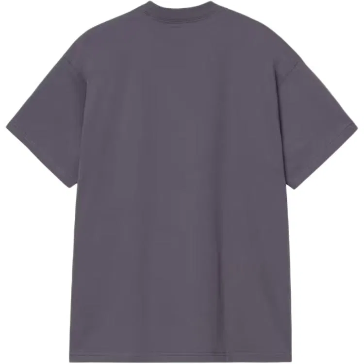 Детская футболка с веерным принтом SS26 S/S Fan T Shirt Carhartt WIP, Dark Purple — фото 3
