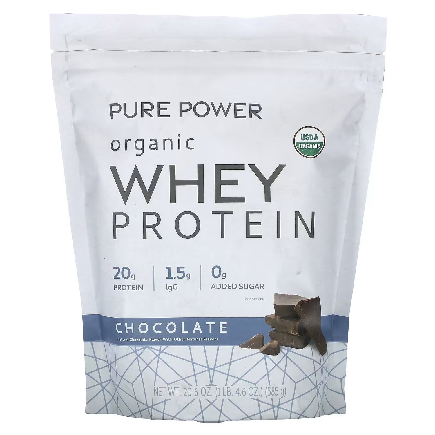 

Органический сывороточный протеин Dr. Mercola Pure Power, шоколад, 1 фунт 4,6 унции (585 г)