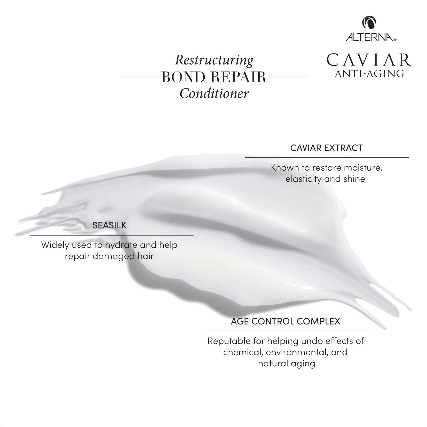 Восстанавливающий кондиционер Alterna Caviar Anti-Aging Restructuring Bond, 1000мл — фото 2