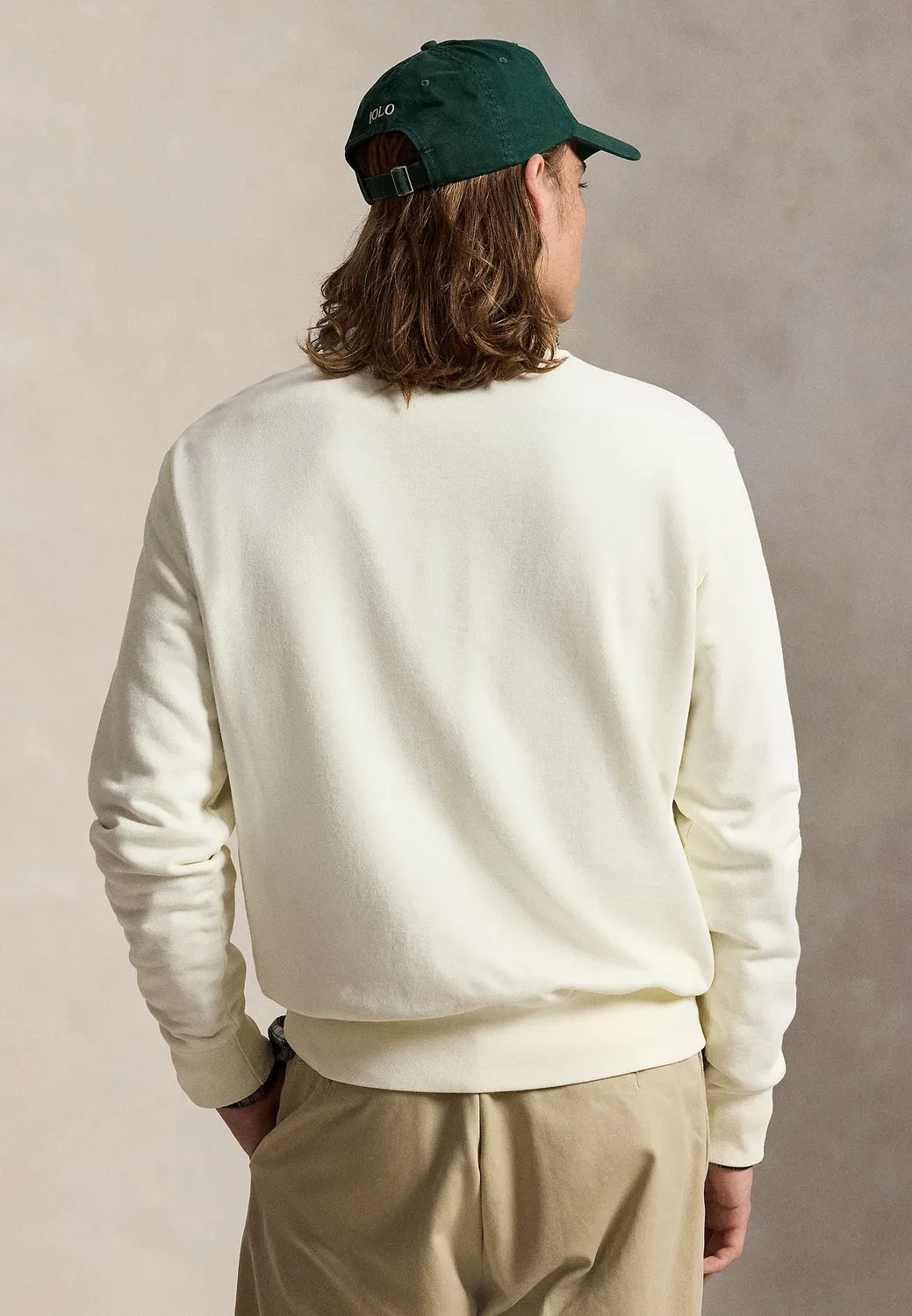 Толстовка с петлевой структурой - толстовка Polo Ralph Lauren, Clubhouse Cream — фото 3
