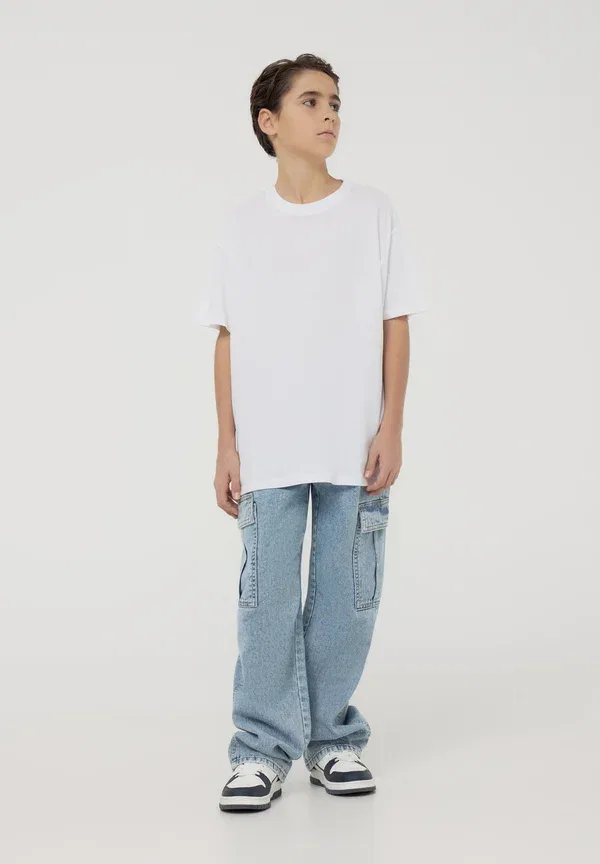 Футболки, 2 шт, хлопок, basic t-shirt, Terranova, белые