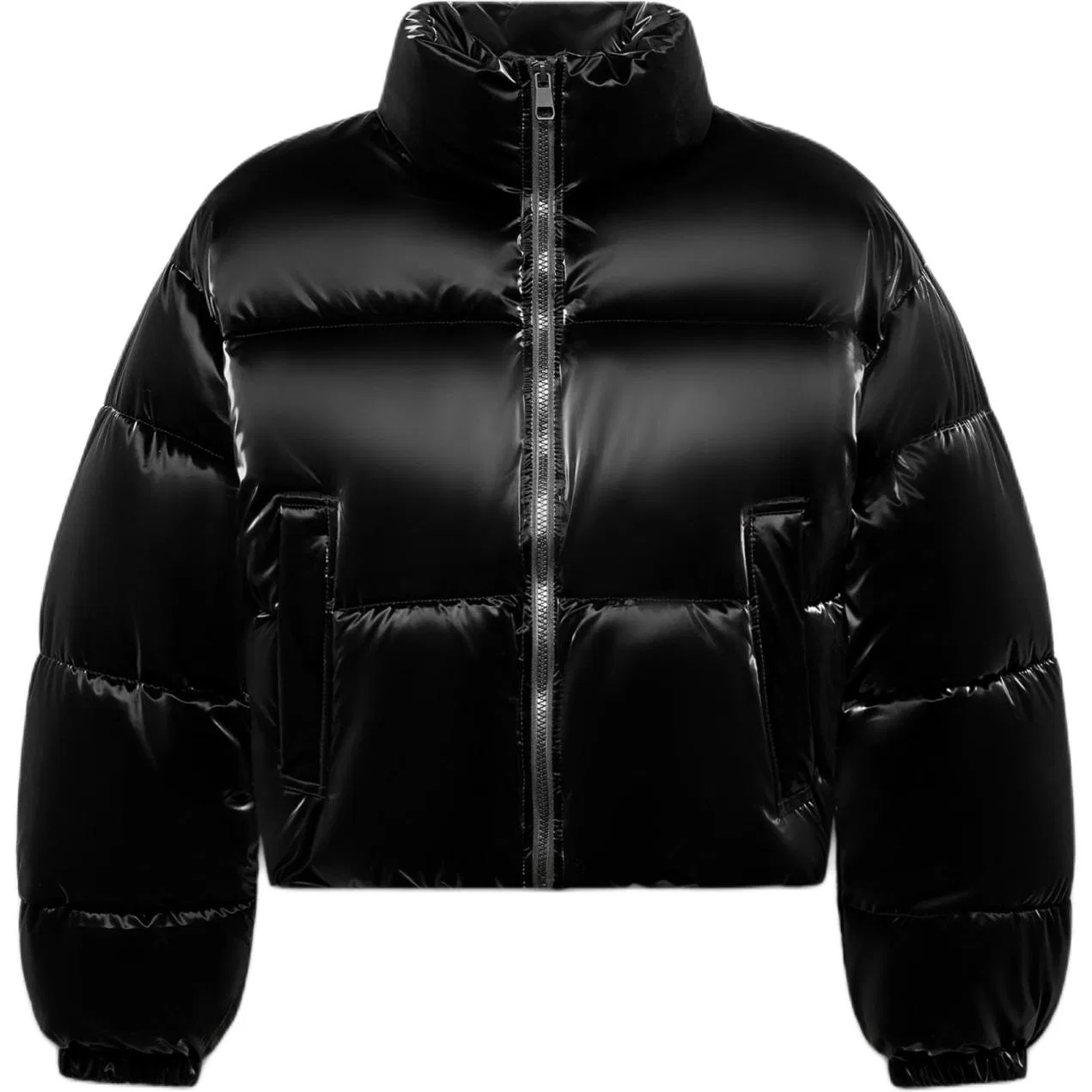 Женский пуховик зимний утепленный ZARA, Black