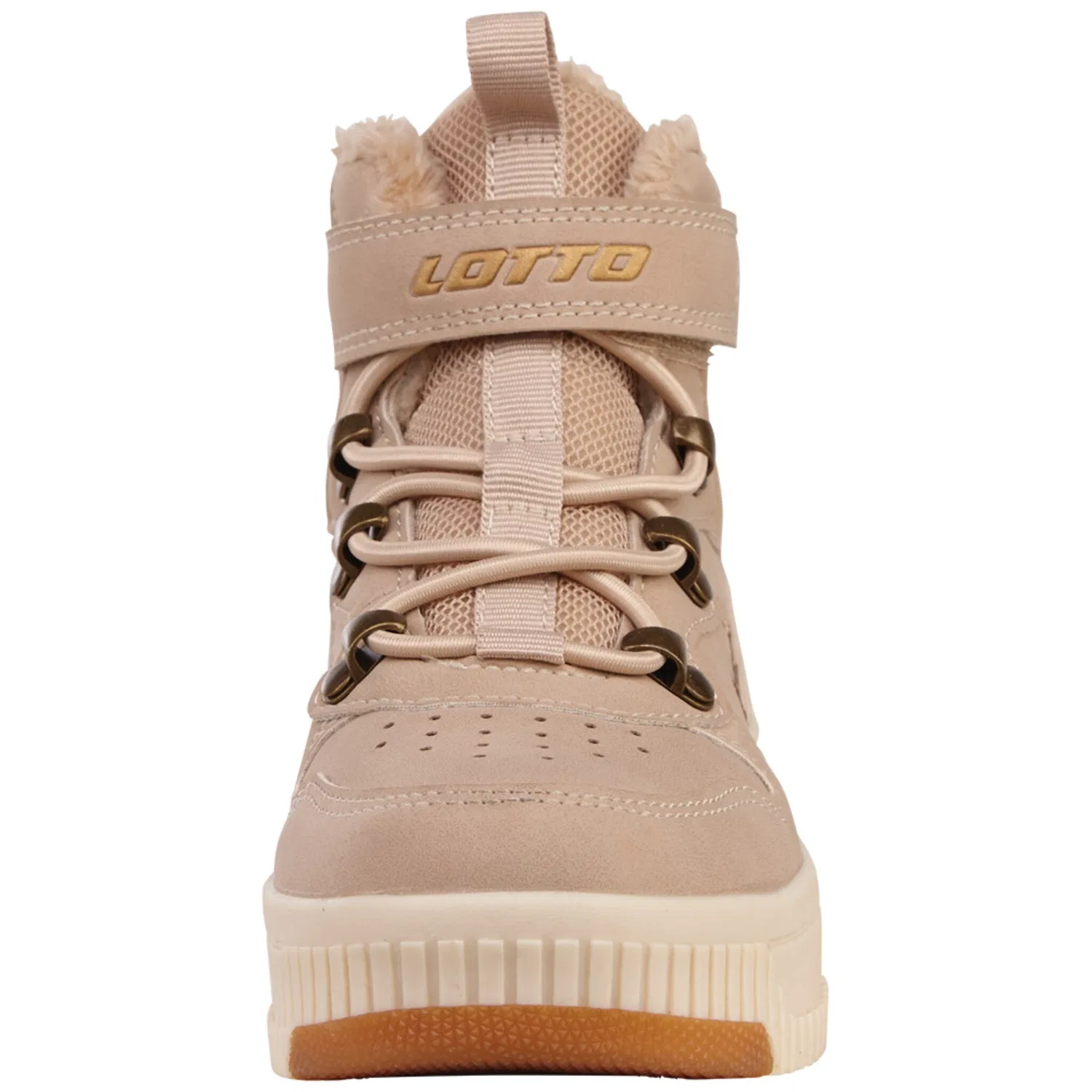 Детские зимние кроссовки с Warmfutter Lotto, Beige-Offwhite — фото 3