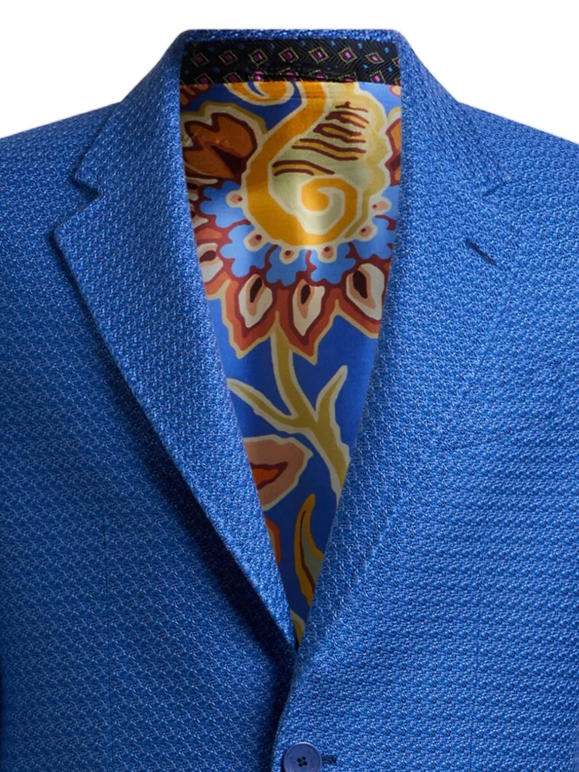 Тканевый пиджак ETRO, синий — фото 2