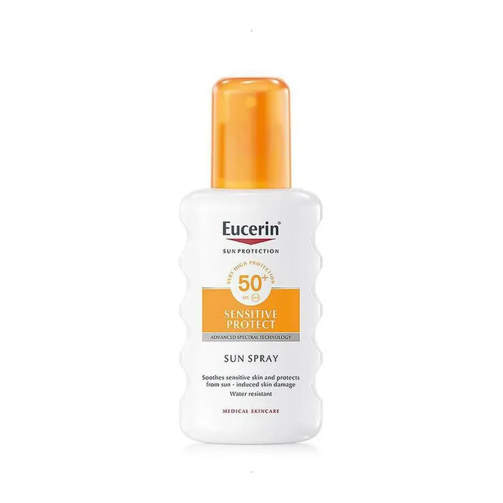 Спрей солнцезащитный SPF50 200мл Eucerin, прозрачный