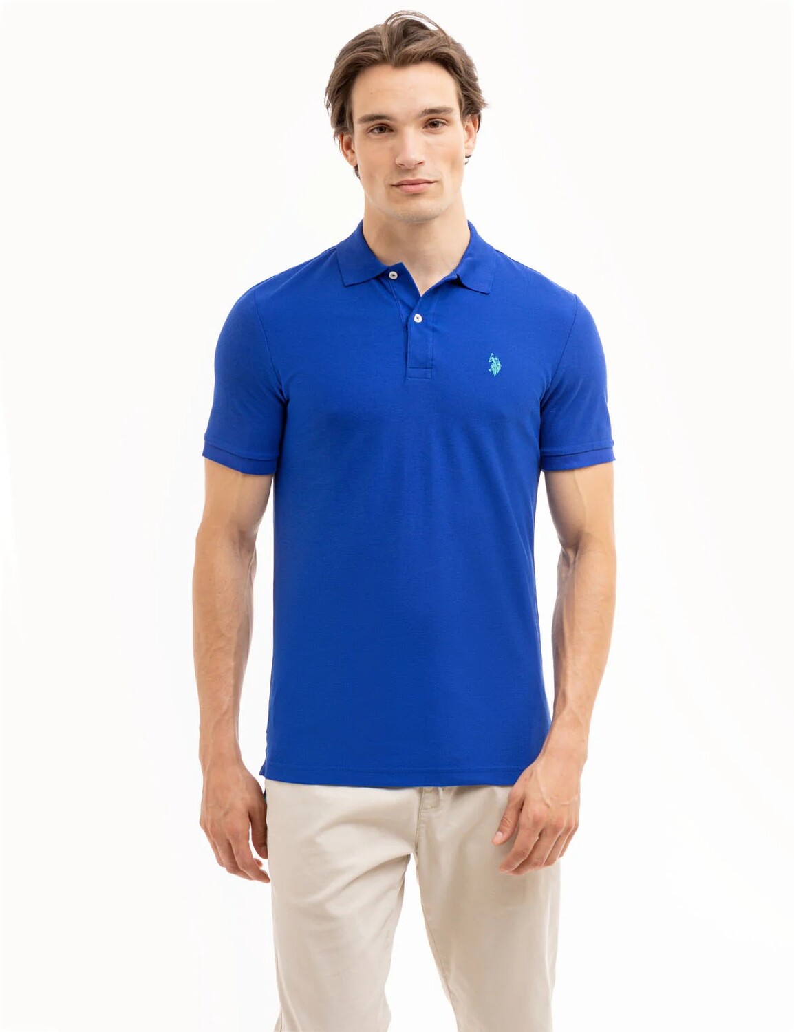 

Футболка поло U.S. Polo Assn. Ultimate Pique Solid, синий