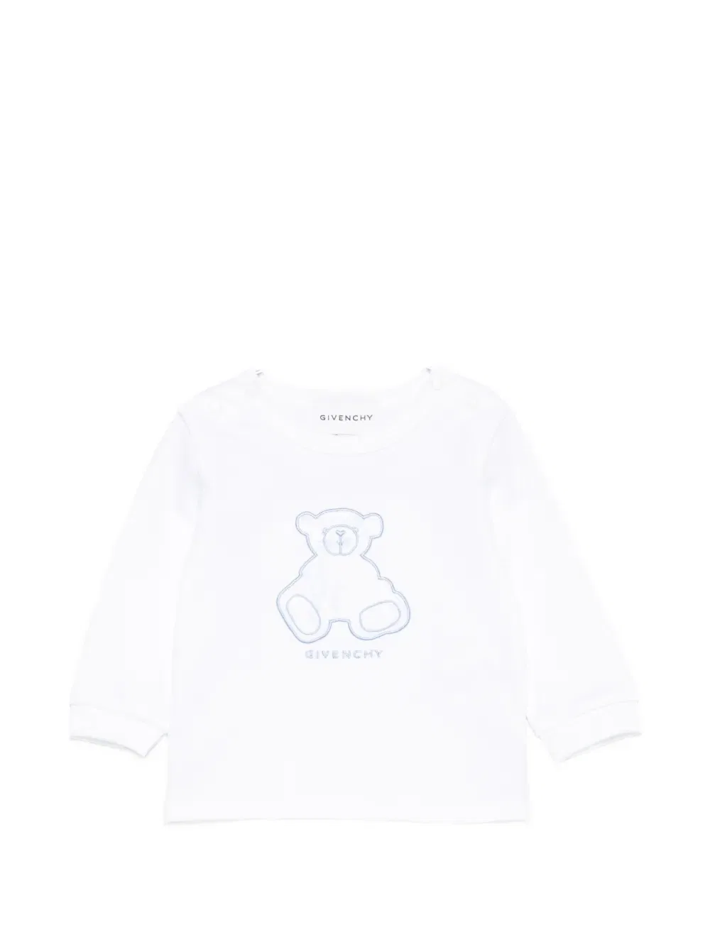 Футболка Givenchy Kids, цвет Sky Blue — фото 3