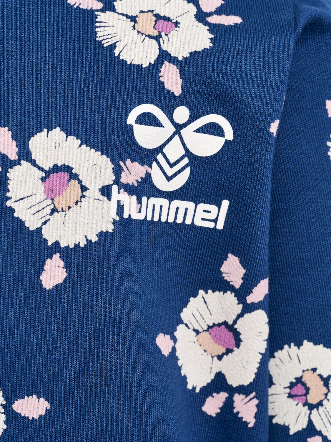 Детский свитшот с принтом Hmlbloom Hummel, Blau — фото 3