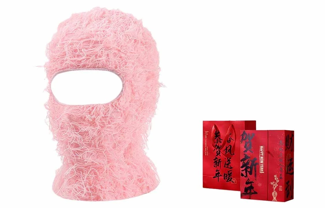 

Балаклава унисекс US8ACC Pink Monster + новогодний бокс, розовый