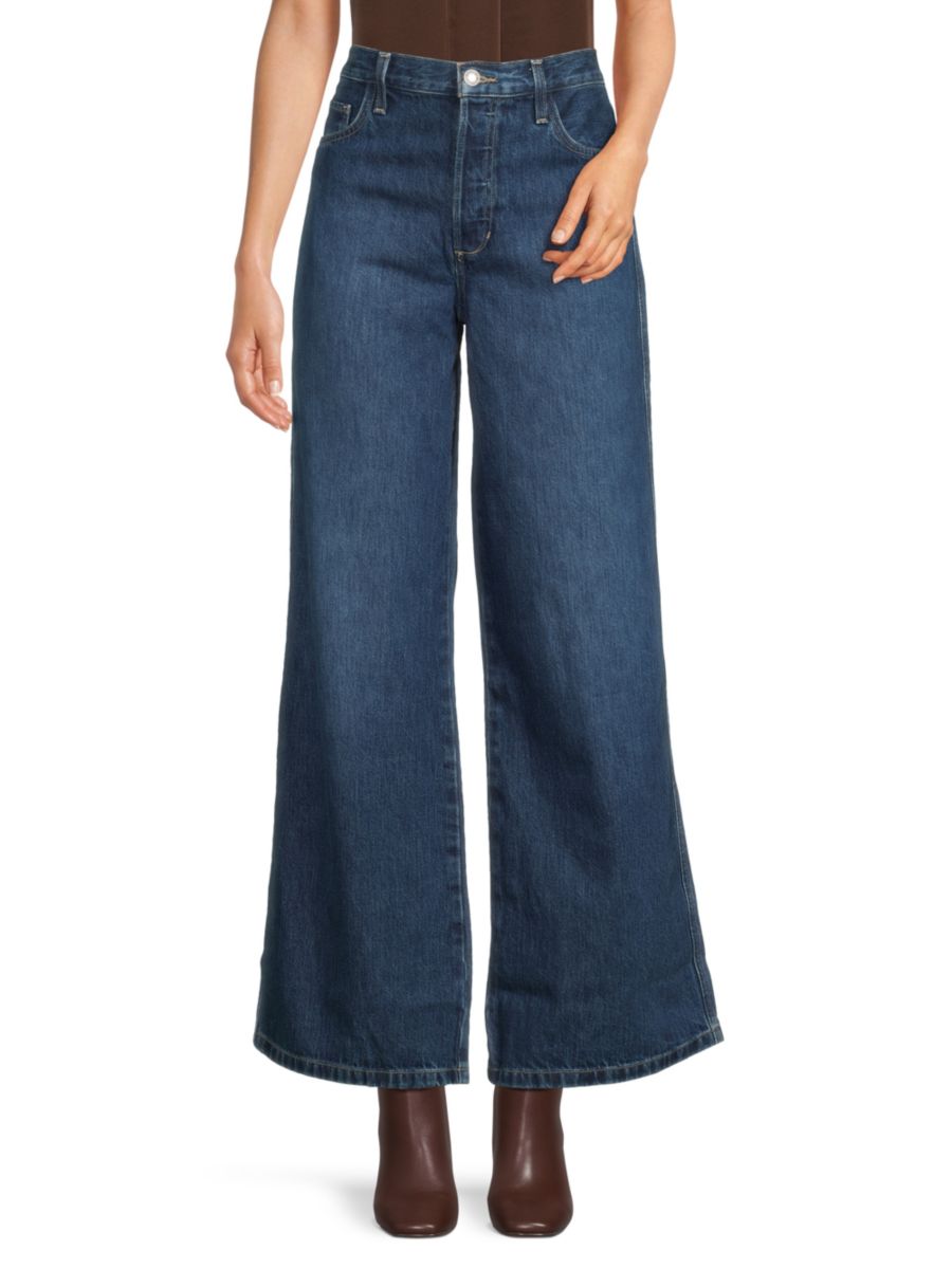 

Джинсы Ollie Faded Wide Leg Favorite Daughter, цвет Kent