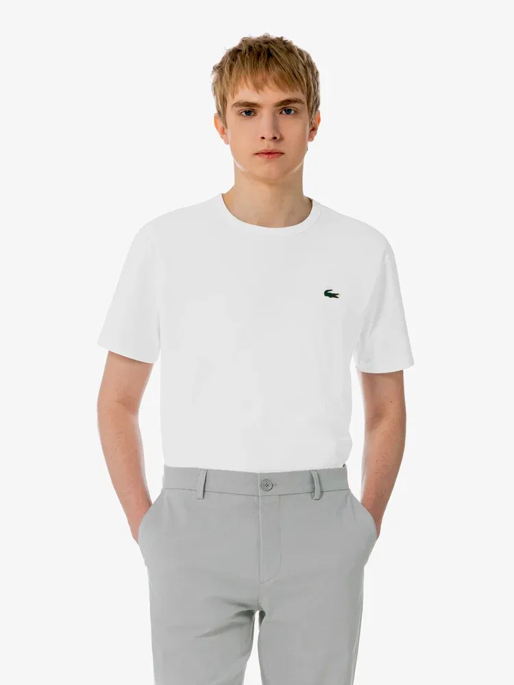 Футболка с принтом LACOSTE, White — фото 2