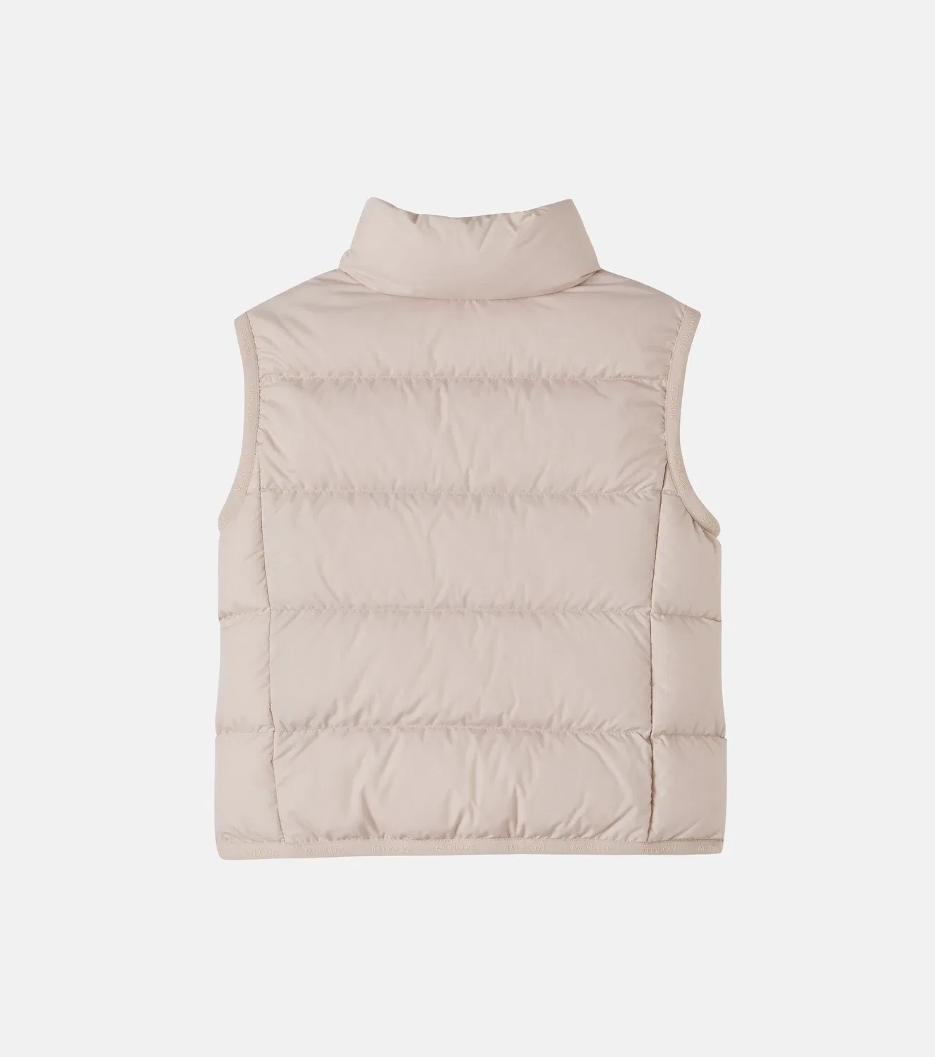 Пуховый жилет с наполнителем Moncler Enfant, розовый — фото 3