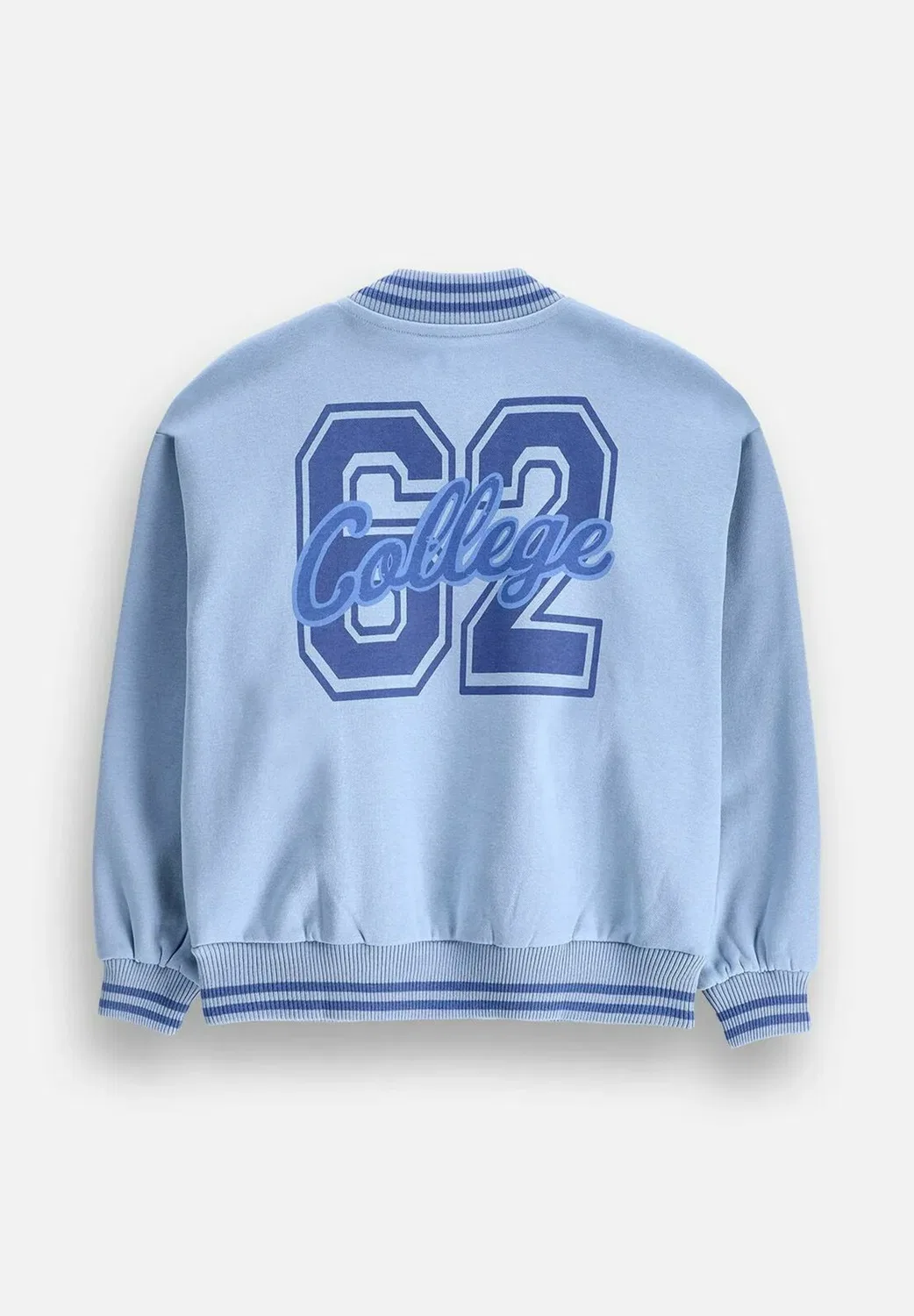 Bluza bomberka ocieplana (f-zc6132601vga-036-140) - толстовка на молнии Coccodrillo, Light Blue — фото 2
