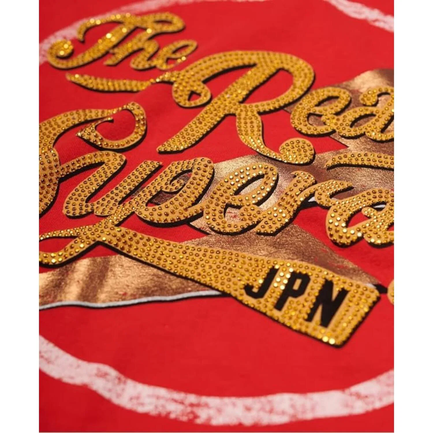 Женская футболка с принтом The Real Sparkle Entry Superdry, Red — фото 4