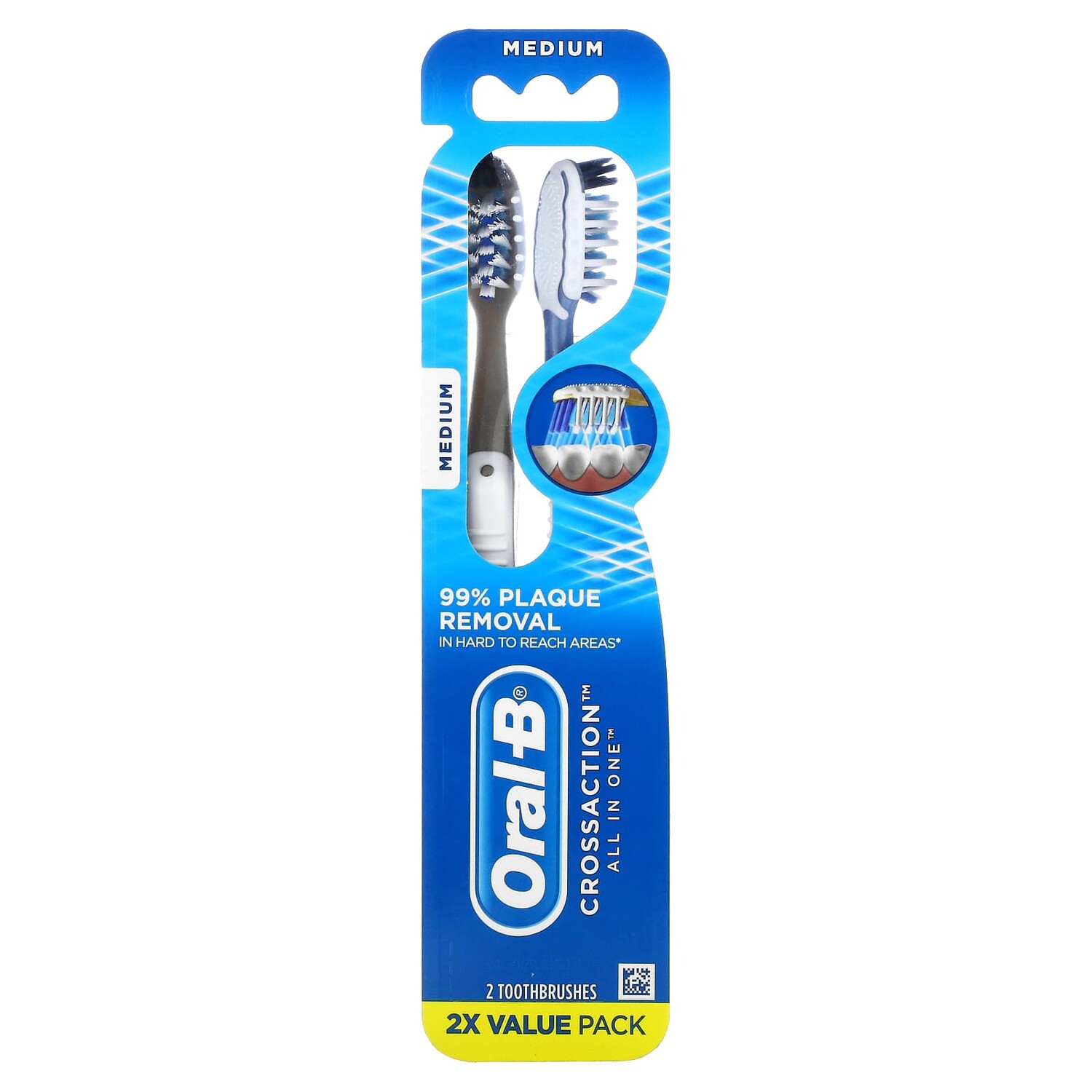 

Зубные Щетки Oral-B CrossAction All In One, 2 штуки