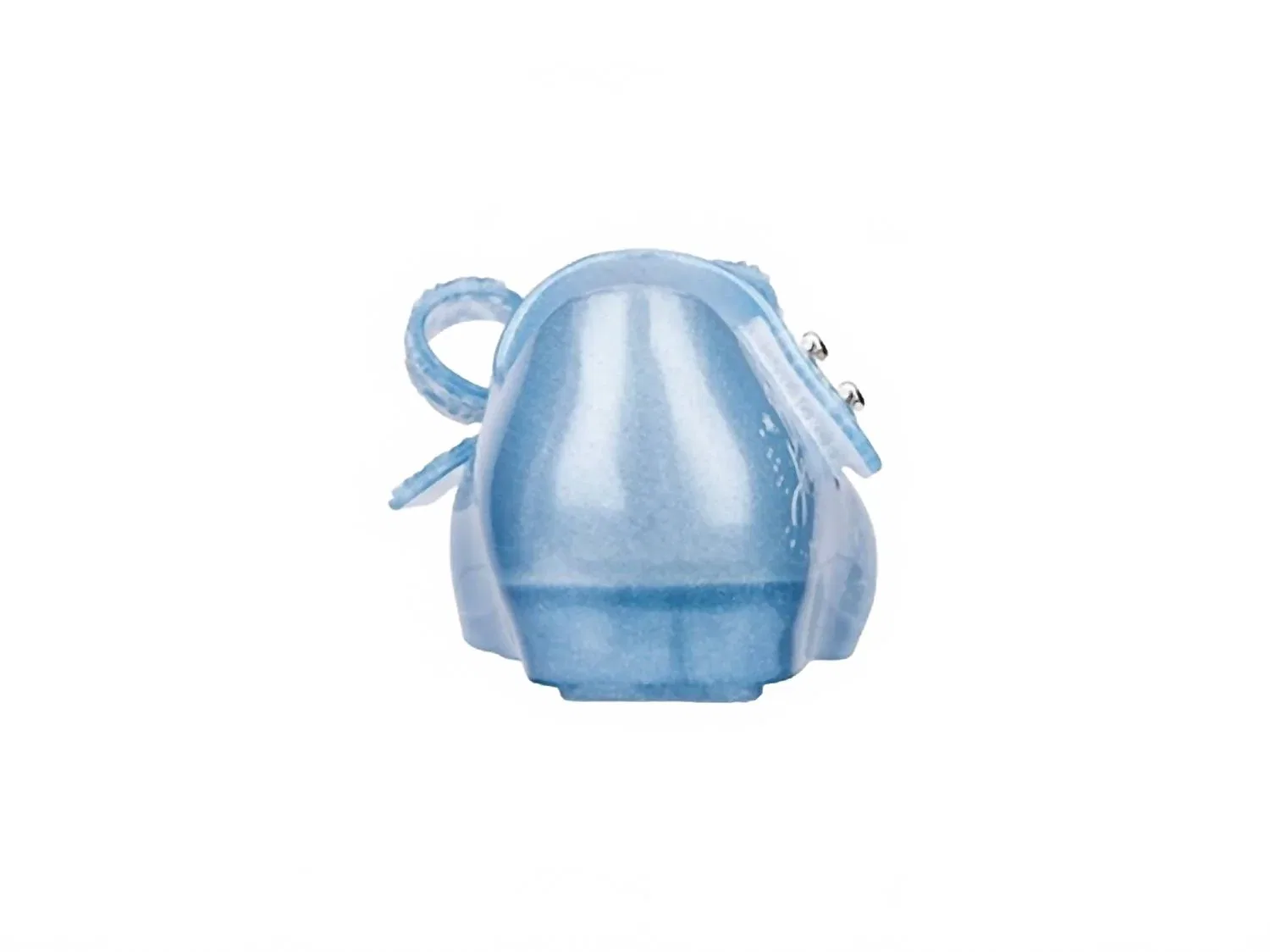 Детские сандалии для девочек с круглым носом Mini Melissa Ultragirl Frozen, Pearl Blue Glitter — фото 4