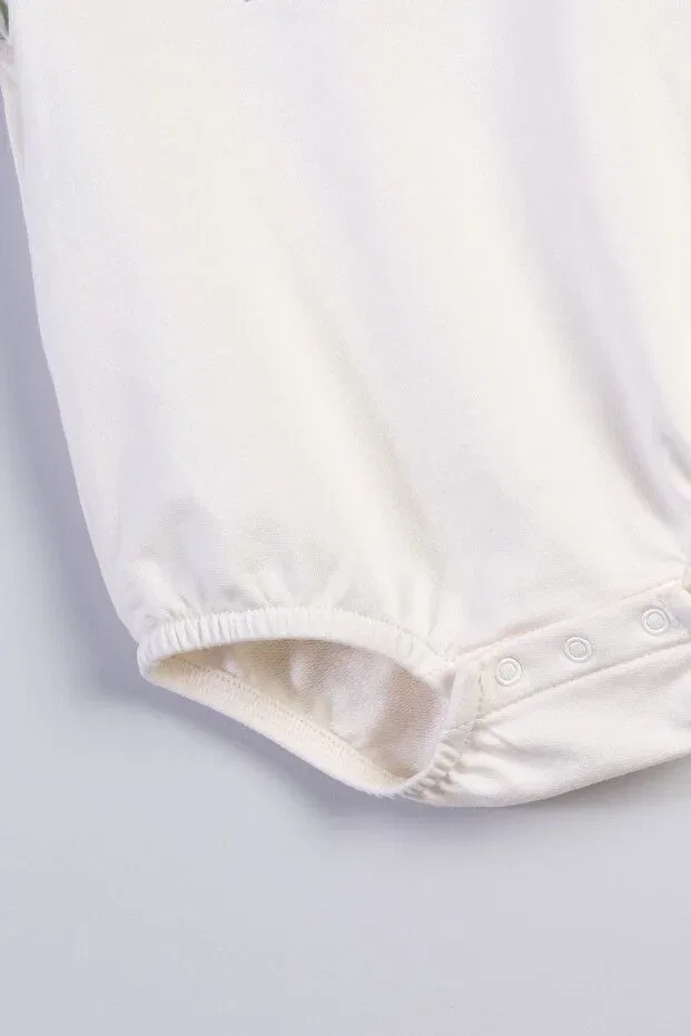 Детское боди для новорожденных с принтом Bondberro, Nude Color — фото 3