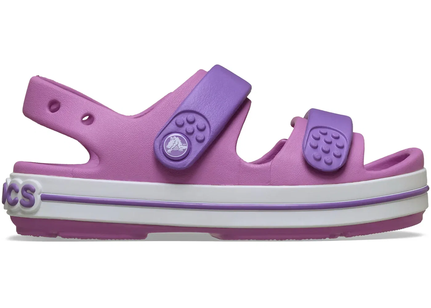 Детские сандалии-слайды с ремешком Crocs Crocband Cruiser Sandal, Bubble