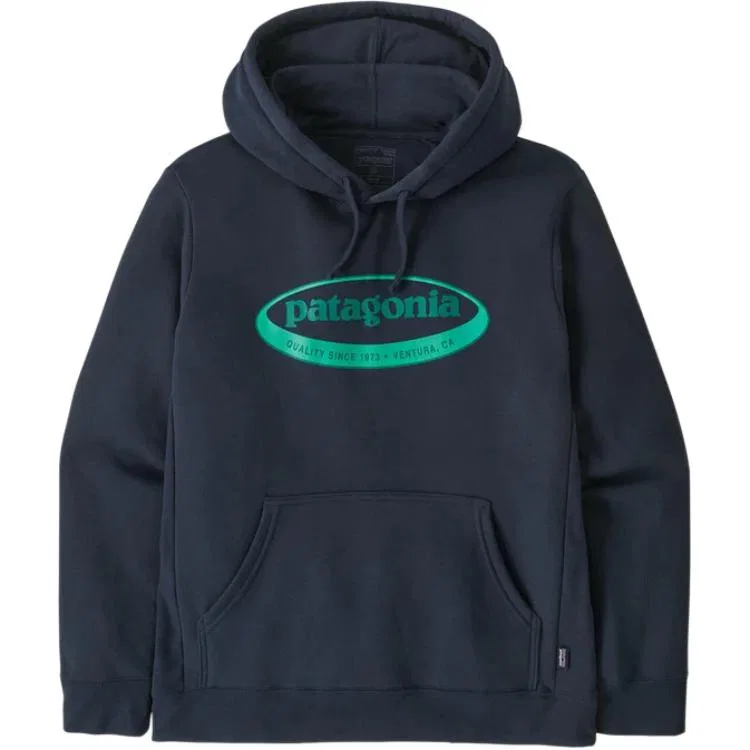 Мужской свитшот с логотипом Logo Uprisal Patagonia, Marine Blue/NENA