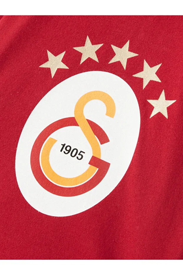 Детская футболка для мальчиков с коротким рукавом Galatasaray 5 star baby t-shirt Gsstore, Red — фото 3