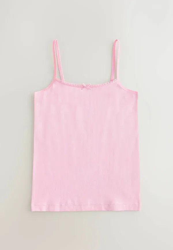 Топ 5-pack хлопок Regular fit Next pink orange, оранжевый/розовый — фото 4