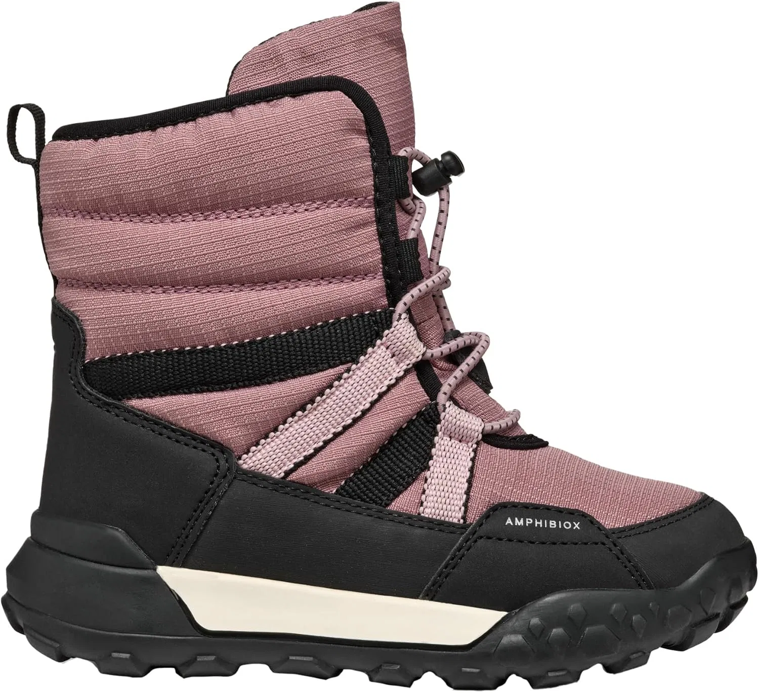 Детские ботинки для девочек J Trekkyup Girl B Ab Geox, Antique Rose Black — фото 3