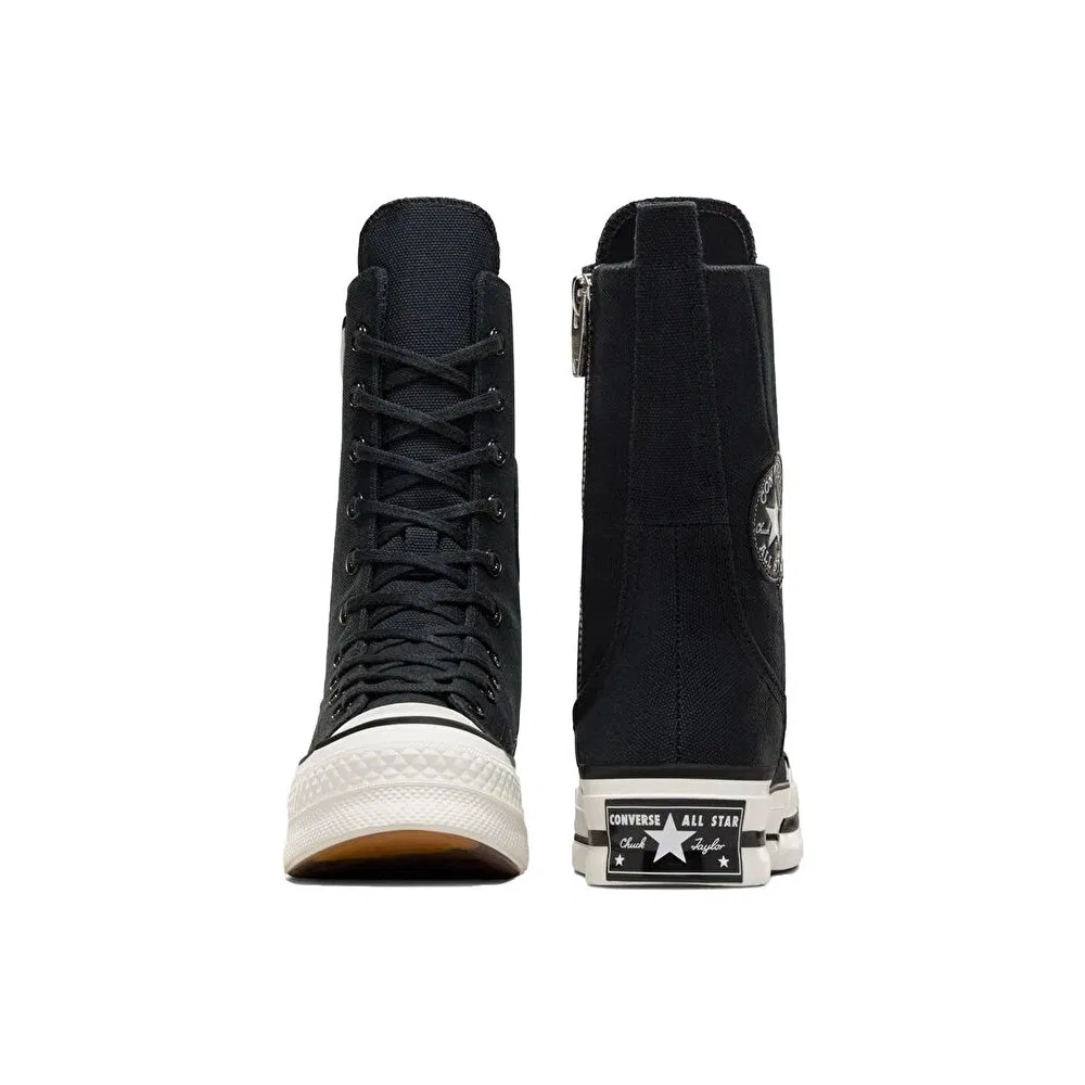 Детские кроссовки на платформе высокие Converse Chuck 70 Plus XHi, Black — фото 4