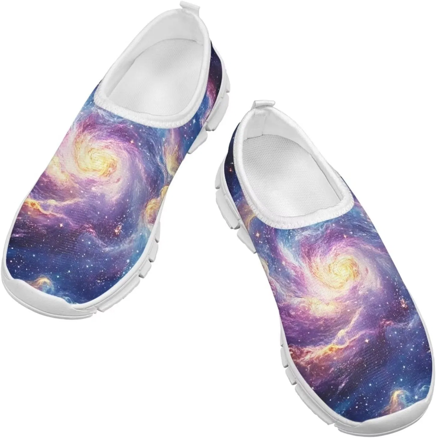 Детские кроссовки для мальчиков и девочек с принтом Ctsgobvahy, Nebula Print — фото 4