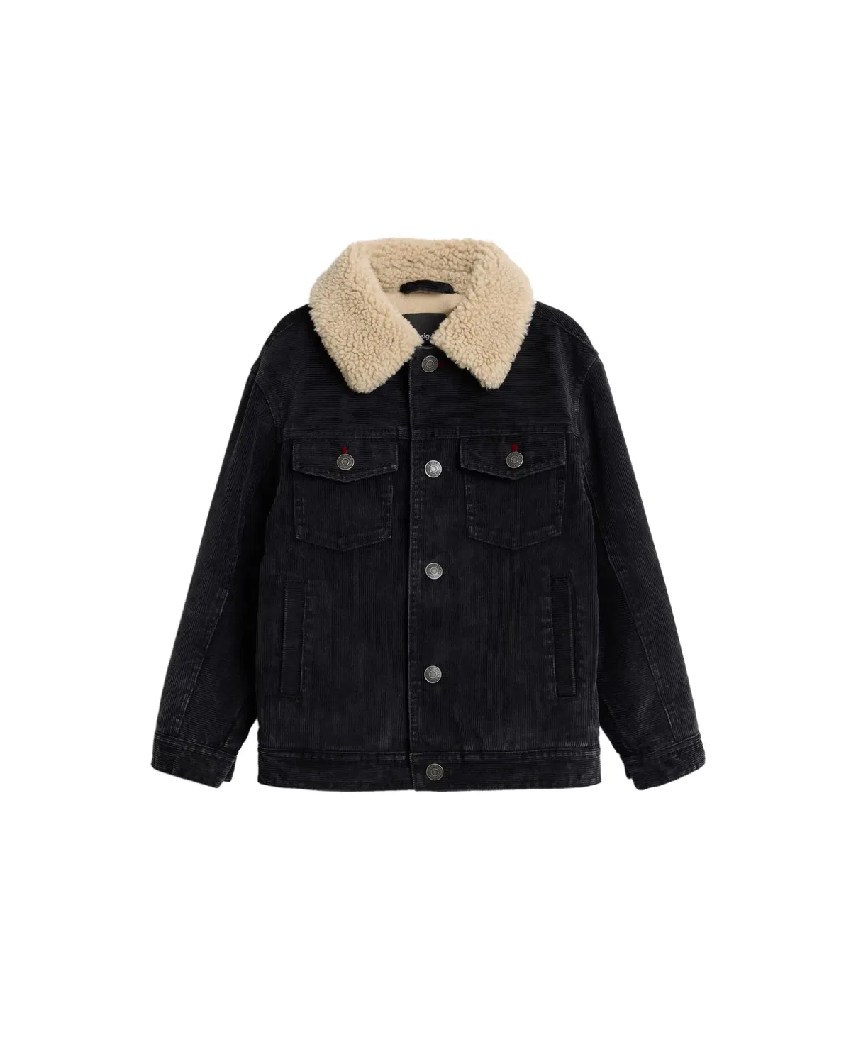 Детская куртка для мальчиков с воротником из искусственного меха Desigual, Gris Oscuro