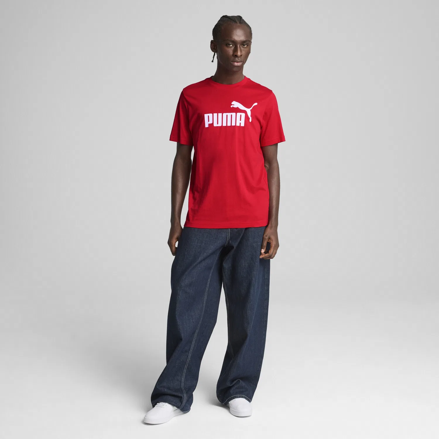 Детская хлопковая футболка с логотипом PUMA, For All Time Red — фото 2