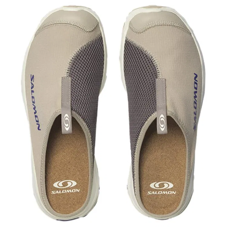Детские закрытые сандалии-слайды SALOMON, Feather Gray/Iron Gray/Dazzling Purple — фото 4