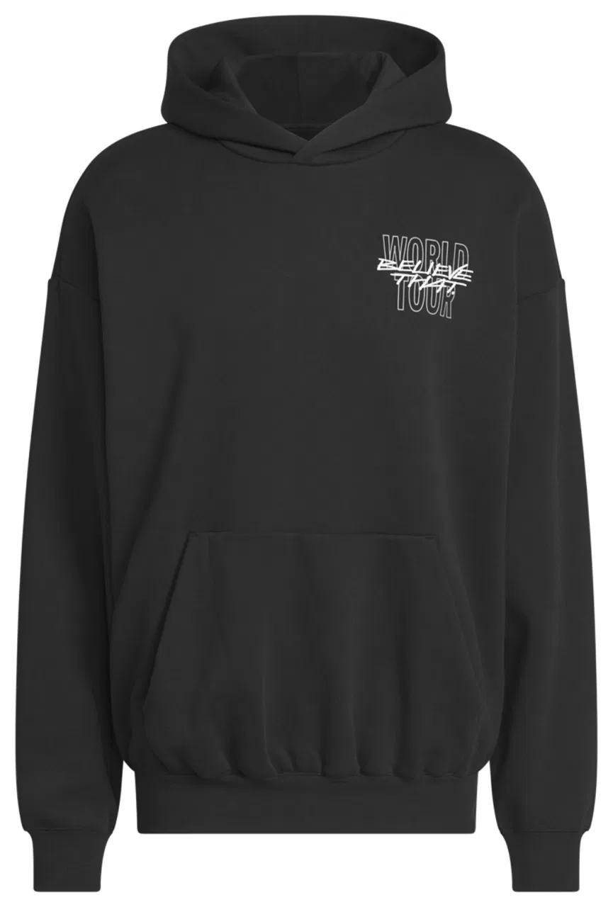 Худи мужское Anthony Edwards ATL 2 World Adidas, черный/белый