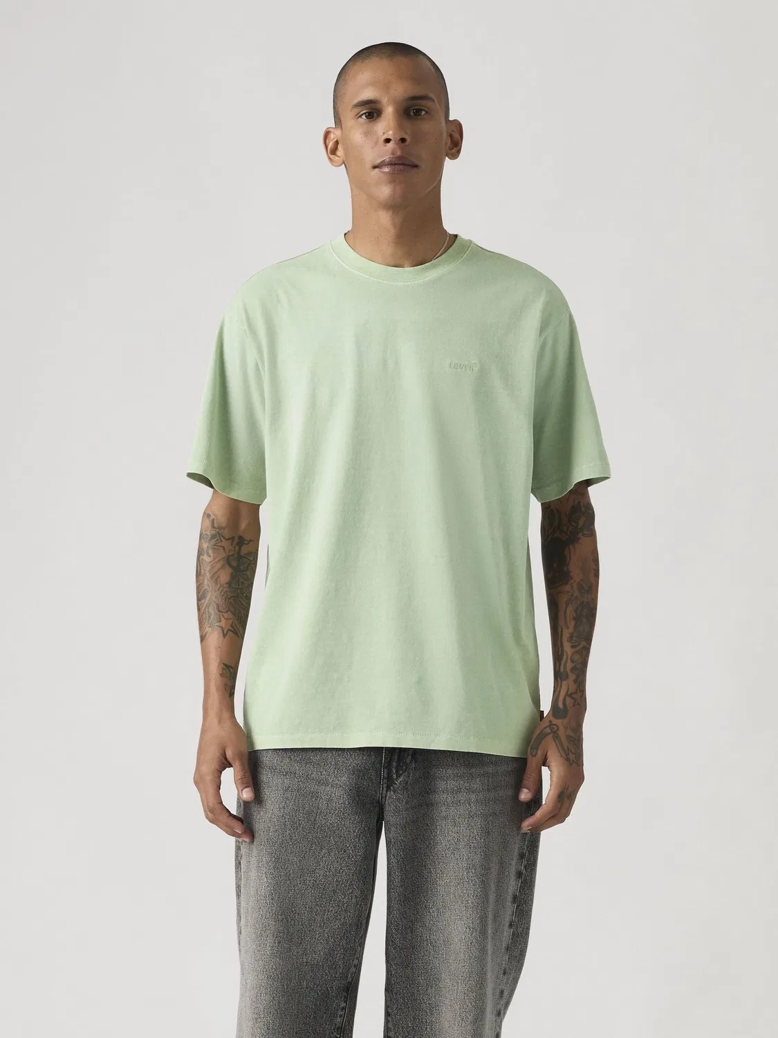 Футболка с вышивкой Levi's Vintage T-Shirt, Cameo Green