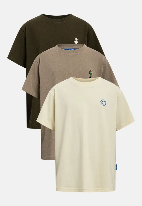 Комплект футболок 3 шт хлопок Osman tee 3 pack Redefined Rebel, multicolour — фото 4